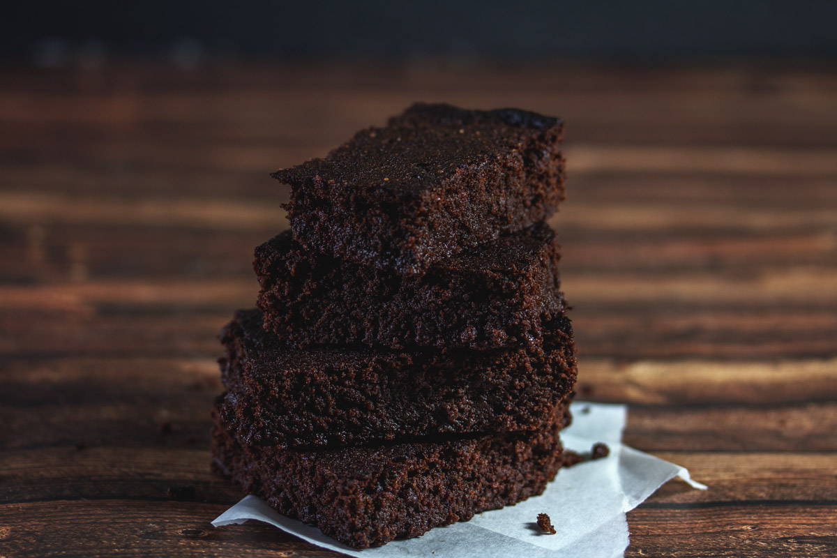 Rezept: Fudgy Dark Chocolate Brownies